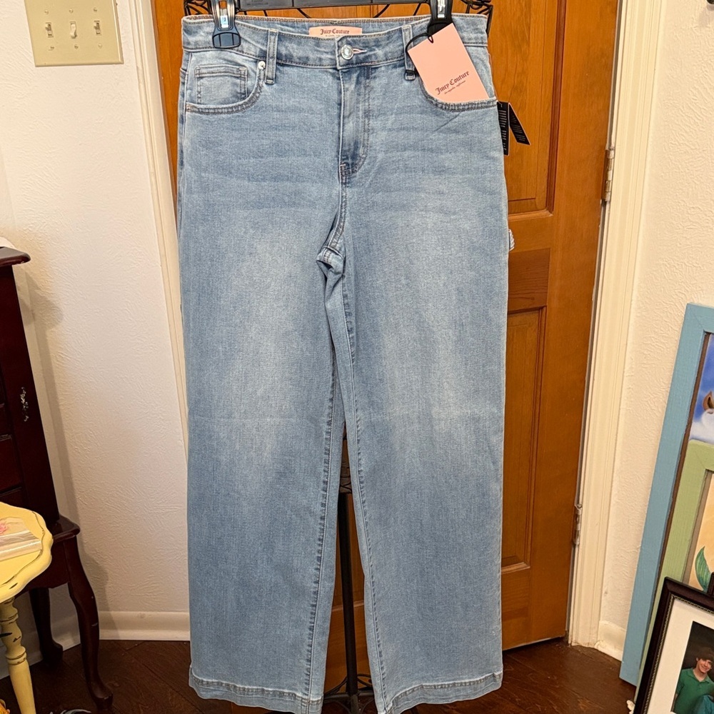 🛠️🛠️🛠️BOGOHO🛠️🛠️🛠️Juicy Couture Sky Blue Carpenter Jeans-Size 7/28